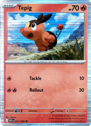 Tepig - 011/086 (11) [Miscellaneous Cards & Products] Holofoil
