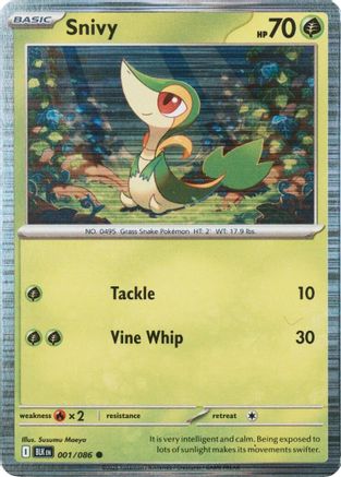 Snivy - 001/086 (1) [Miscellaneous Cards & Products] Holofoil