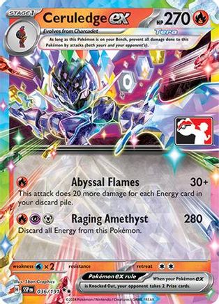 Ceruledge ex (36) [Prize Pack Series Cards] Holofoil