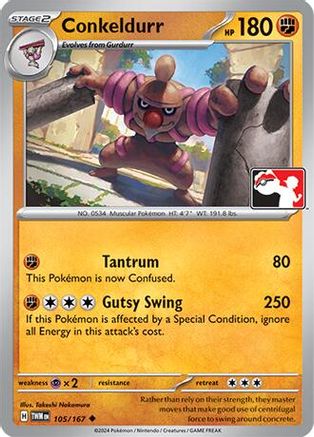Conkeldurr (105) [Prize Pack Series Cards] Holofoil