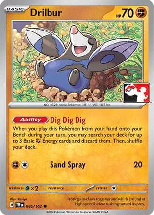 Drilbur (85) [Prize Pack Series Cards] Holofoil
