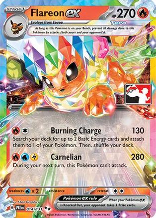 Flareon ex - 014/131 (14) [Prize Pack Series Cards] Holofoil
