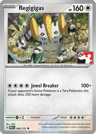 Regigigas - 086/131 (86) [Prize Pack Series Cards]