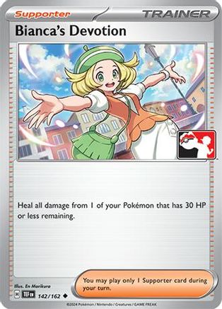 Bianca's Devotion - 142/162 (142) [Prize Pack Series Cards] Holofoil