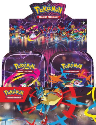 Pokemon Mega Heroes Mini Tin Display