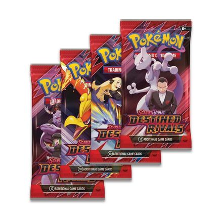 Pokemon Destined Rivals Booster Pack Art Bundle [Set of 4]