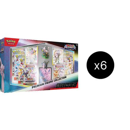 Pokemon Prismatic Evolutions Premium Figure Collection Case