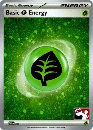 Basic Grass Energy - 009 (Cosmos Holo) (9) [Prize Pack Series Cards] Holofoil