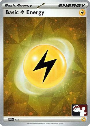 Basic Lightning Energy - 012 (Cosmos Holo) (12) [Prize Pack Series Cards] Holofoil
