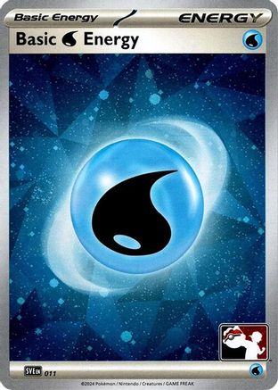 Basic Water Energy - 011 (Cosmos Holo) (11) [Prize Pack Series Cards] Holofoil