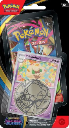 Pokemon Phantasmal Flames Single Pack Blister [Whimsicott]