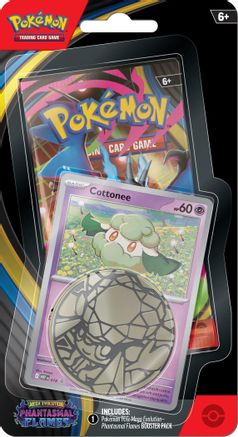 Pokemon Phantasmal Flames Single Pack Blister [Cottonee]