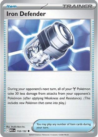 Iron Defender (118) [ME01: Mega Evolution] Reverse Holofoil