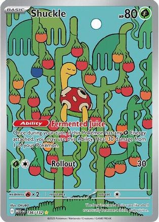 Shuckle - 136/132 (136) [ME01: Mega Evolution] Holofoil