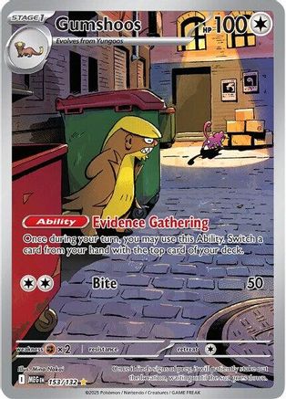 Gumshoos - 153/132 (153) [ME01: Mega Evolution] Holofoil