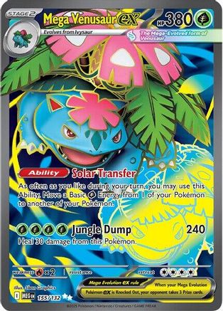 Mega Venusaur ex - 155/132 (155) [ME01: Mega Evolution] Holofoil