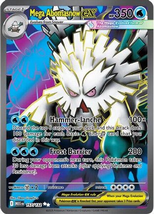 Mega Abomasnow ex - 157/132 (157) [ME01: Mega Evolution] Holofoil