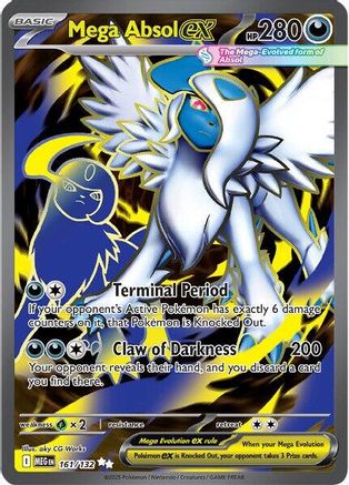 Mega Absol ex - 161/132 (161) [ME01: Mega Evolution] Holofoil