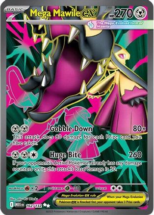 Mega Mawile ex - 162/132 (162) [ME01: Mega Evolution] Holofoil