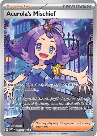 Acerola's Mischief - 165/132 (165) [ME01: Mega Evolution] Holofoil