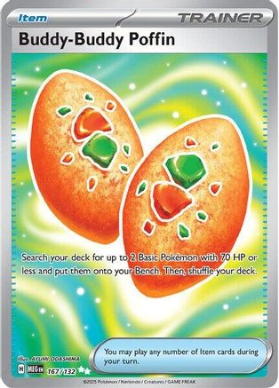 Buddy-Buddy Poffin (167) [ME01: Mega Evolution] Holofoil