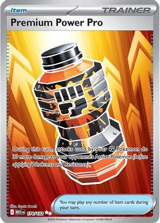 Premium Power Pro - 174/132 (174) [ME01: Mega Evolution] Holofoil