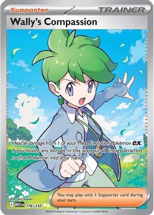 Wally's Compassion - 176/132 (176) [ME01: Mega Evolution] Holofoil