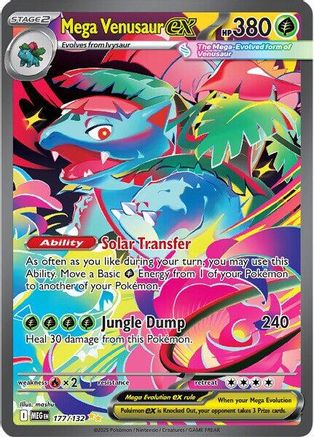 Mega Venusaur ex - 177/132 (177) [ME01: Mega Evolution] Holofoil
