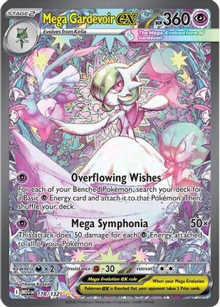 Mega Gardevoir ex - 178/132 (178) [ME01: Mega Evolution] Holofoil