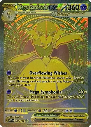 Mega Gardevoir ex - 187/132 (187) [ME01: Mega Evolution] Holofoil