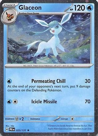 Glaceon - 025/131 (Cosmos Holo) (25) [Miscellaneous Cards & Products] Holofoil