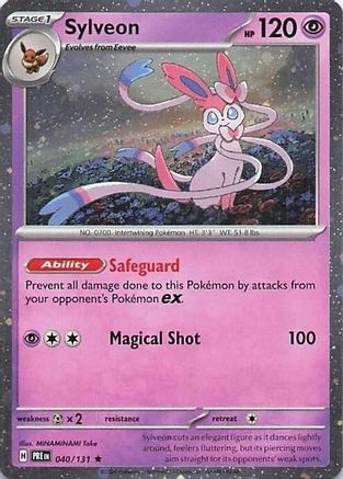 Sylveon - 040/131 (Cosmos Holo) (40) [Miscellaneous Cards & Products] Holofoil