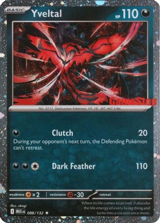 Yveltal (Game Stop) (88) [Miscellaneous Cards & Products] Holofoil