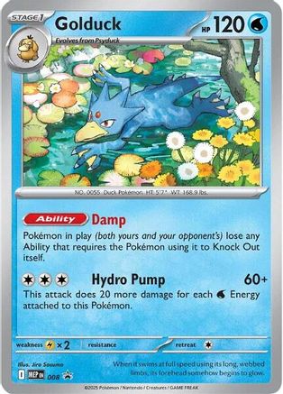 Golduck - 008 (8) [ME: Mega Evolution Promo] Holofoil