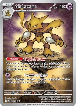 Alakazam - 009 (9) [ME: Mega Evolution Promo] Holofoil