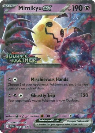Mimikyu ex (Journey Together Stamped) (69) [Miscellaneous Cards & Products] Holofoil