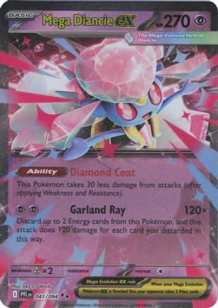 Mega Diancie ex (41) [ME02: Phantasmal Flames] Holofoil