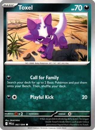 Toxel (67) [ME02: Phantasmal Flames] Reverse Holofoil