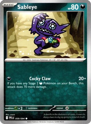 Sableye (59) [ME02: Phantasmal Flames] Reverse Holofoil