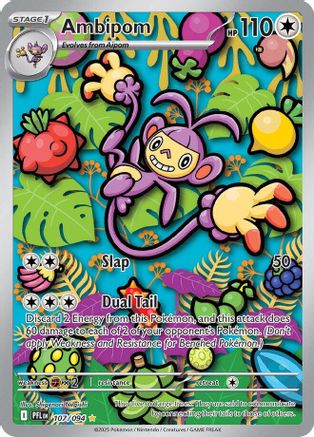 Ambipom - 107/094 (107) [ME02: Phantasmal Flames] Holofoil