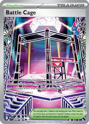 Battle Cage - 116/094 (116) [ME02: Phantasmal Flames] Holofoil