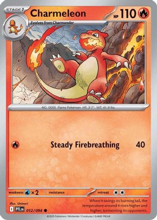 Charmeleon (12) [ME02: Phantasmal Flames] Reverse Holofoil