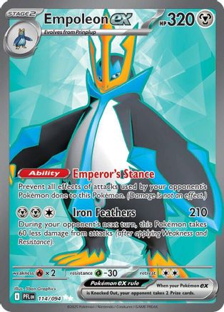 Empoleon ex - 114/094 (114) [ME02: Phantasmal Flames] Holofoil