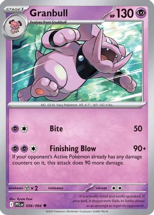 Granbull (38) [ME02: Phantasmal Flames] Reverse Holofoil