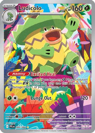 Ludicolo - 095/094 (95) [ME02: Phantasmal Flames] Holofoil