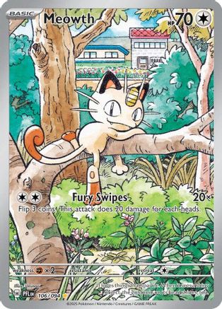 Meowth (106) [ME02: Phantasmal Flames] Holofoil