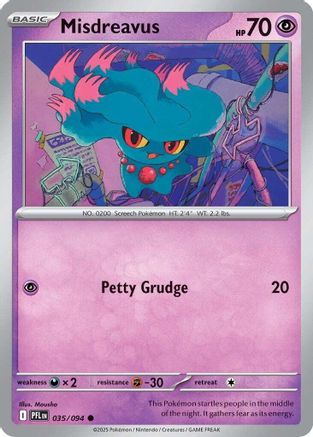 Misdreavus (35) [ME02: Phantasmal Flames] Reverse Holofoil