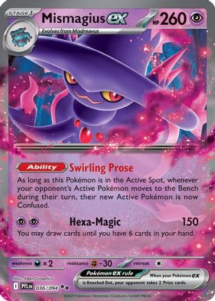 Mismagius ex - 036/094 (36) [ME02: Phantasmal Flames] Holofoil