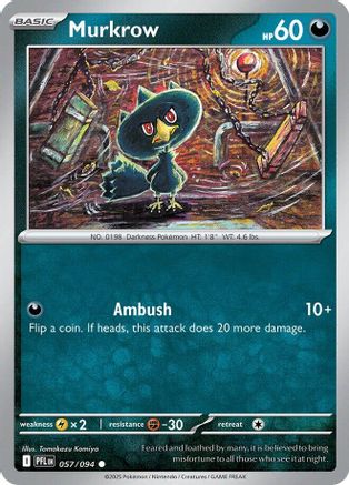 Murkrow (57) [ME02: Phantasmal Flames] Reverse Holofoil