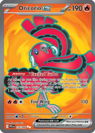 Oricorio ex - 110/094 (110) [ME02: Phantasmal Flames] Holofoil
